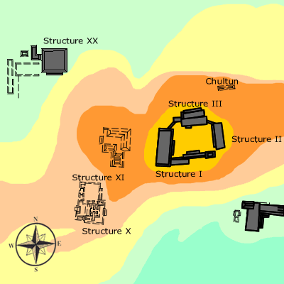 Chicanna map