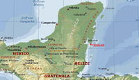 Quintana Roo map