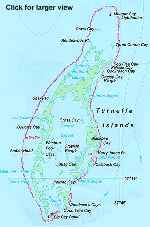 Turneff Island map