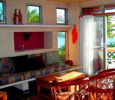 Querencia Apartment #8 airy living room and private balcony